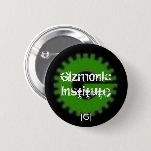 Gizmonic Institut Button (Vorne & Hinten)