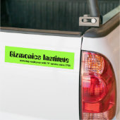 Gizmonics Institut Autoaufkleber (Auf Lkw)