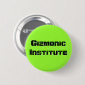 Gizmonisches Institut Button (Vorne & Hinten)