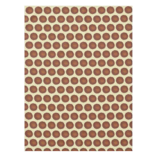 Gizzada Jamaikanischer Coconut Custer Tart Tischdecke (Vorderseite)