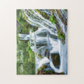 Gjain Waterfall, Island Puzzle (Vertikal)