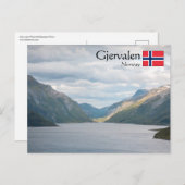 Gjervalen Postkarte (Vorne/Hinten)