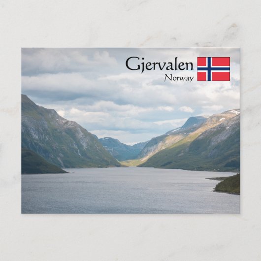 Gjervalen Postkarte (Vorderseite)