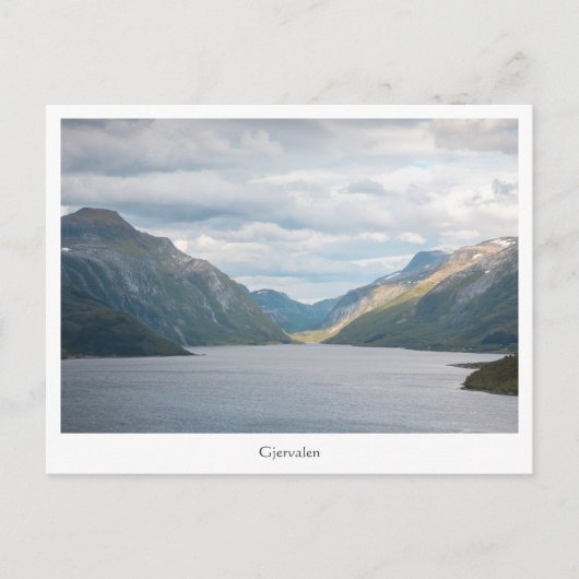 Gjervalen Postkarte (Vorderseite)