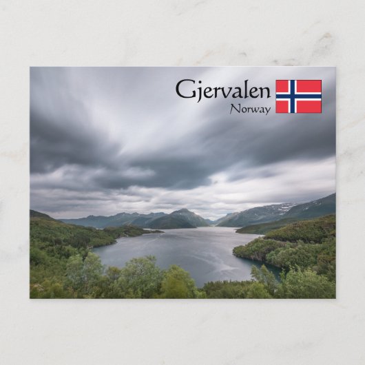 Gjervalen Postkarte (Vorderseite)
