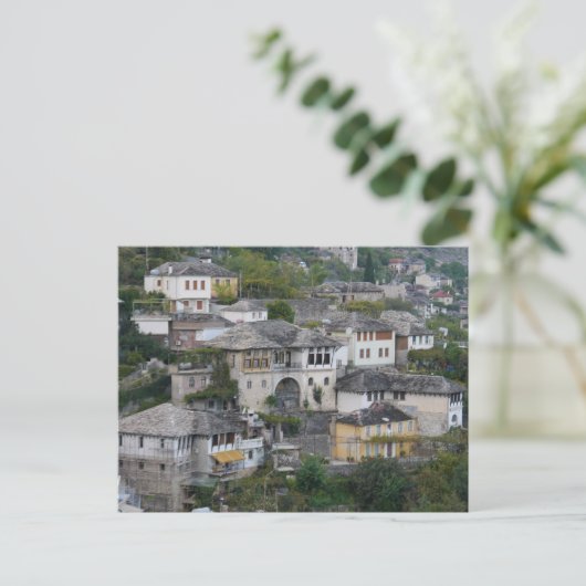 Gjirokaster, Albanien Postkarte (Stehend Vorderseite)