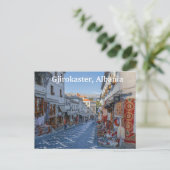 Gjirokaster, Albanien Postkarte (Stehend Vorderseite)