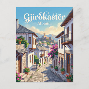Gjirokaster Altstadt Gasse Albanien Postkarte