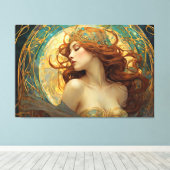 GK_24009, Art Nouveau Style Leinwanddruck (Insitu (Holzboden))