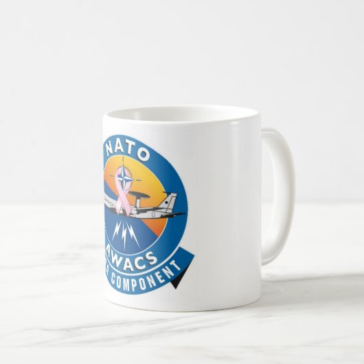 GK AWACS-Brustkrebsgeldbeschaffer Kaffeetasse (VorderseiteRechts)