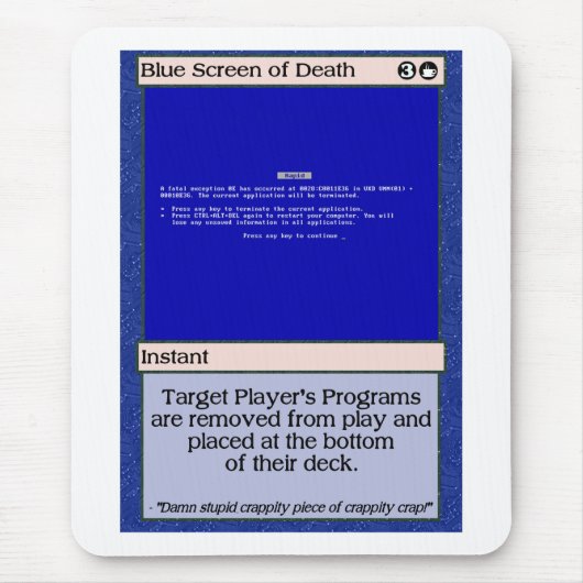 GK: BSOD MOUSEPAD (Vorne)