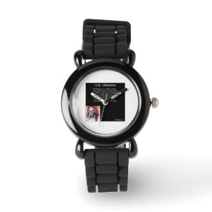 GK Chesterton & Eröffnungszeile von Napoleon Book  Armbanduhr