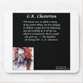 GK Chesterton & Opening Book Line Mousepad (Vorne)