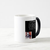 GK Chesterton & Opening Book Line Verwandlungstasse (VorderseiteRechts)