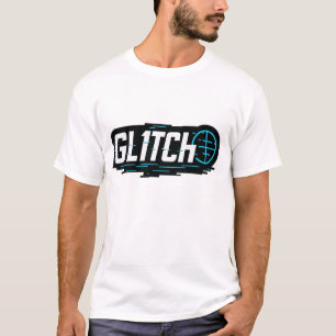 GL1TCH   Ein modernes technisches Logo für futuris T-Shirt