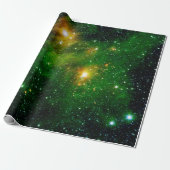 GL490 Green Gas Cloud Nebula - NASA Space Foto Geschenkpapier (Ungerollt)
