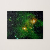 GL490 Green Gas Cloud Nebula - NASA Space Foto Puzzle (Horizontal)