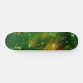 GL490 Green Gas Cloud Nebula - NASA Space Foto Skateboard (Horizontal)