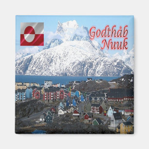 GL - Grönland - Stadt Nuuk Magnet