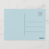 Glacial Beauty, Aquarell Iceberg Postkarte (Rückseite)