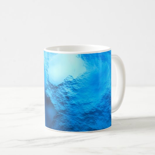 Glacial Blue Drift Kaffeetasse (VorderseiteRechts)