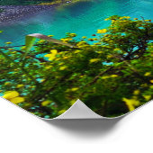 Glacial Lake Louise Alberta Canada Rocky Mountains Poster (Ecke)