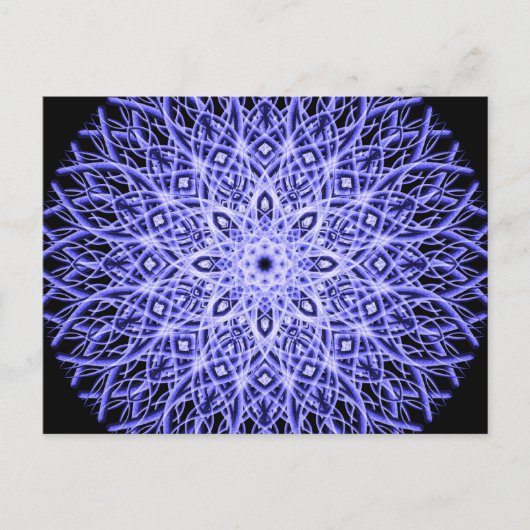Glacial Mandala Postkarte (Vorderseite)