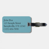 Glacial Melt Abstrakt Nature Fotografy Gepäckanhänger (Rückseite horizontal)