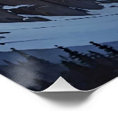 Glacial Peaks Poster (Ecke)