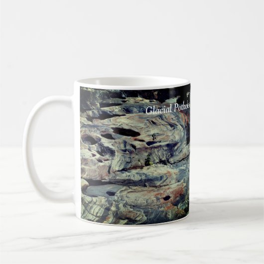 Glacial Potholes Shelburne Falls MA Kaffeetasse (Links)