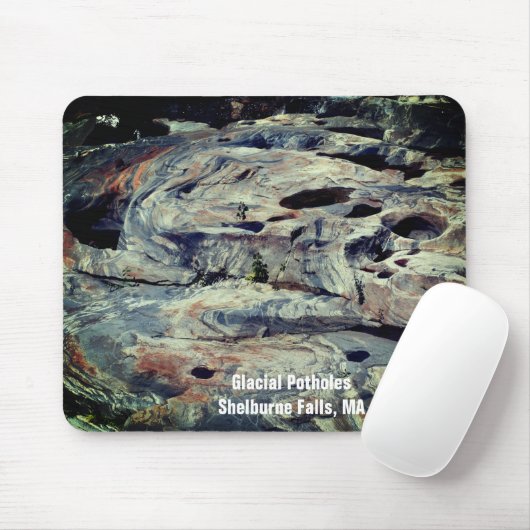 Glacial Potholes Shelburne Falls MA Mousepad (Mit Mouse)