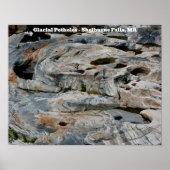 Glacial Potholes Shelburne Falls MA Poster (Vorne)
