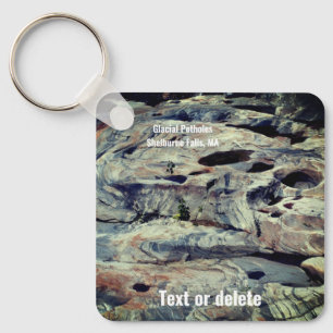 Glacial Potholes Shelburne Falls MA Schlüsselanhänger