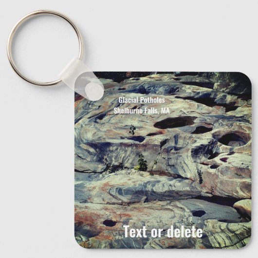 Glacial Potholes Shelburne Falls MA Schlüsselanhänger (Vorderseite)