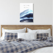 Glacial Watercolor Mountains Malerei Leinwanddruck (Insitu (Schlafzimmer))
