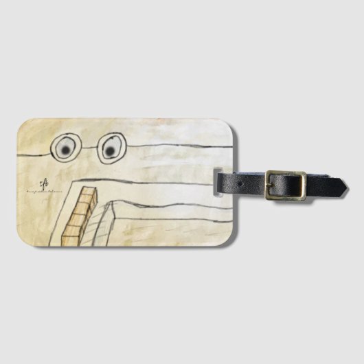 GlacialPairofEyeballs.exe Gepäckanhänger (Vorderseite (Horizontal))