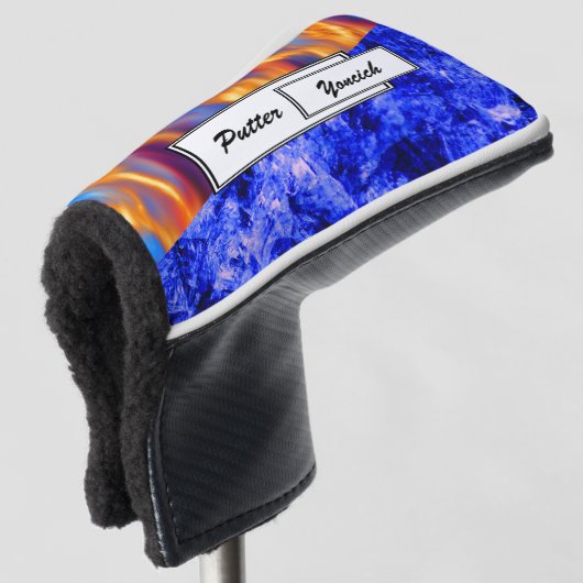 Glaciem et Ignis by Kenneth Yoncich Golf Headcover (3/4 Vorderseite)