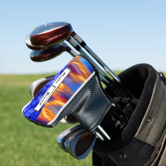 Glaciem et Ignis by Kenneth Yoncich Golf Headcover (In Situ)