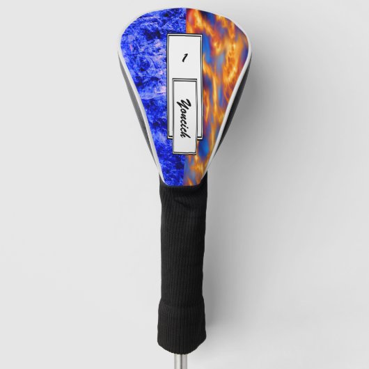 Glaciem et Ignis by Kenneth Yoncich Golf Headcover (Vorderseite)