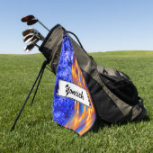 Glaciem et Ignis by Kenneth Yoncich Golfhandtuch (Gras)