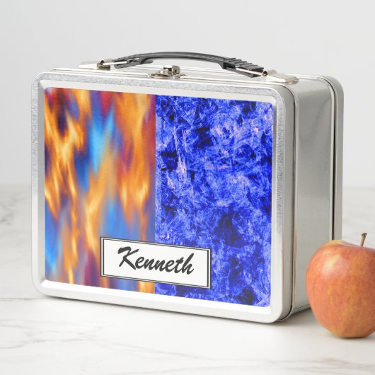 Glaciem et Ignis by Kenneth Yoncich Metall Brotdose (Beispiel)