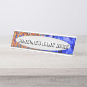 Glaciem et Ignis by Kenneth Yoncich Schreibtischnamensplakette (Vorderseite )