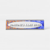 Glaciem et Ignis by Kenneth Yoncich Schreibtischnamensplakette (Vorderseite )