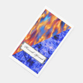 Glaciem et Ignis by Kenneth Yoncich Serviette (Ecke)