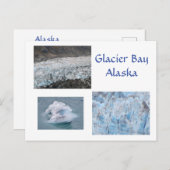 Glacier Bay Alaska Postkarte (Vorne/Hinten)