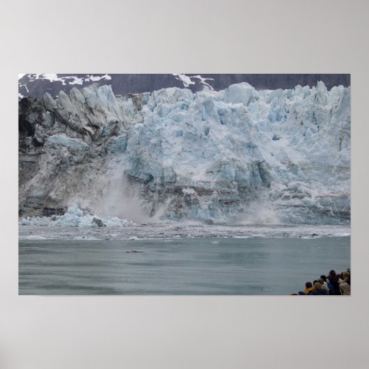 Glacier Bay Calving Poster (Vorne)