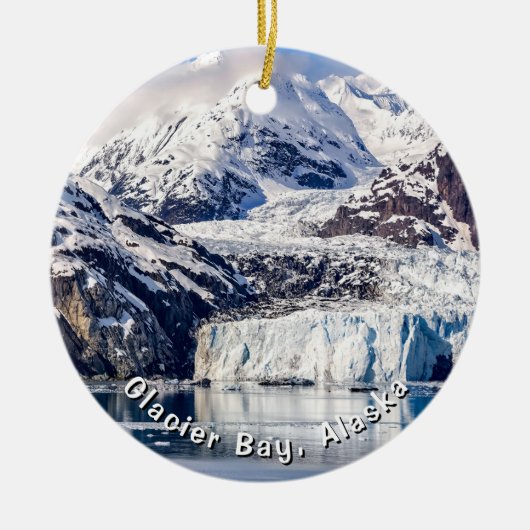 Glacier Bay, Cruising Alaska, Keramik Ornament (Vorne)