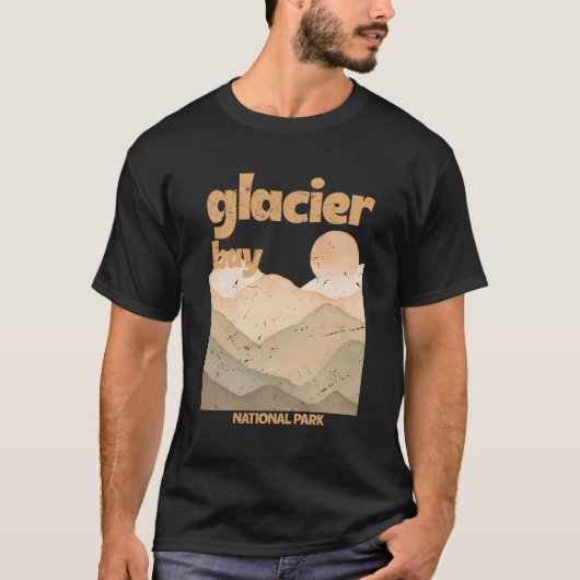 Glacier Bay National Park Alaska Lover Besucher T-Shirt (Vorderseite)