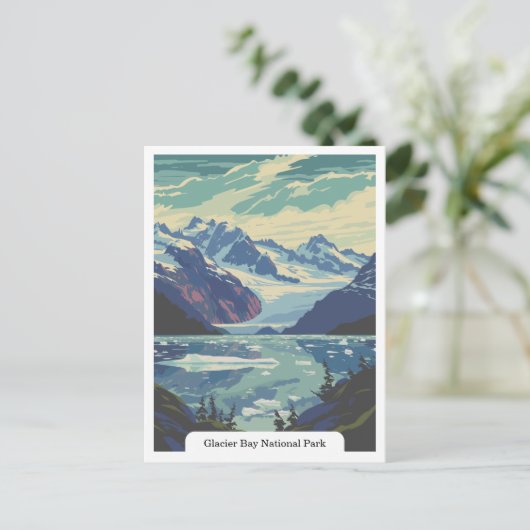 Glacier Bay National Park, Alaska USA Postkarte (Stehend Vorderseite)