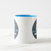 Glacier Bay National Park Deer Zweifarbige Tasse (Mittel)